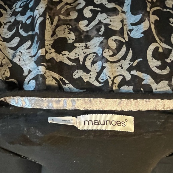 Black and White Top By Maurices - Picture 3 of 3